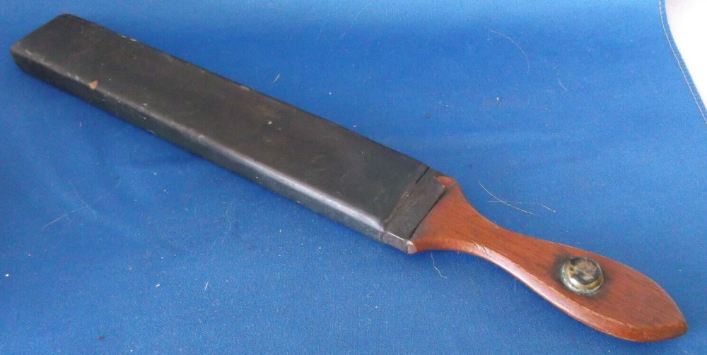 Vintage Cushion Razor Strop Double Sided