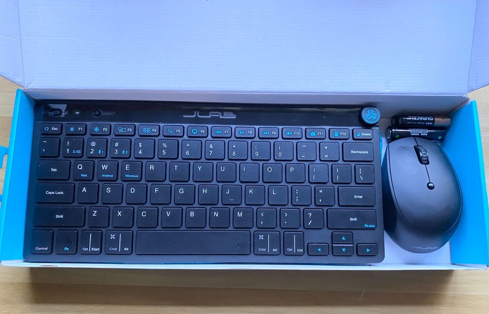 JLab GO Wireless Keyboard and Mouse Bundle - Black