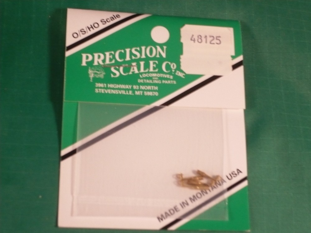 Precision Scale Co. O/S/HO #48125 Bracket, single pipe, .032" core