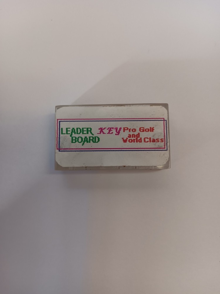 Commodore 64/128 Leader Board Golf Simulator 2 Disks W/Key Software Tested/Works