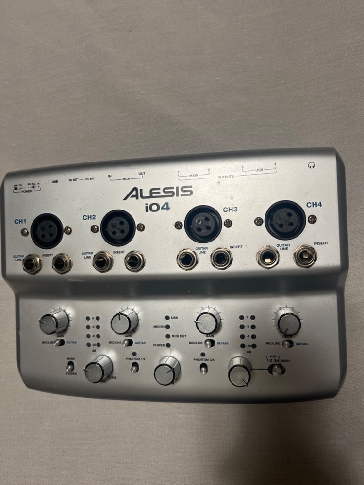 UNTESTED Alesis iO4 digital interface