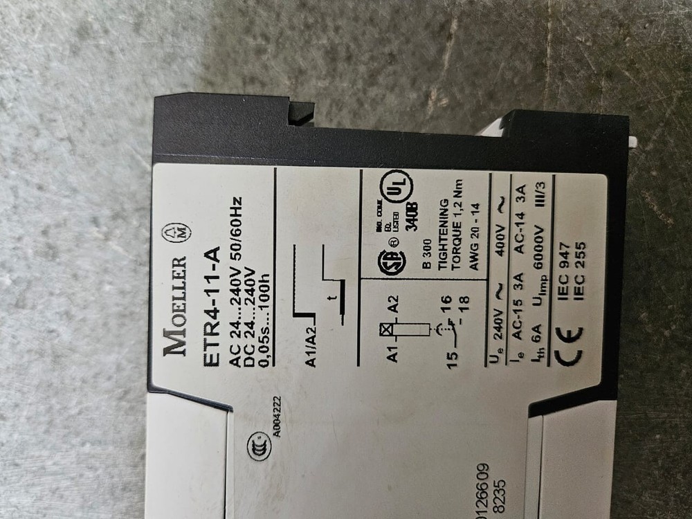 Moeller ETR4-11-A Electronic Timing Relay