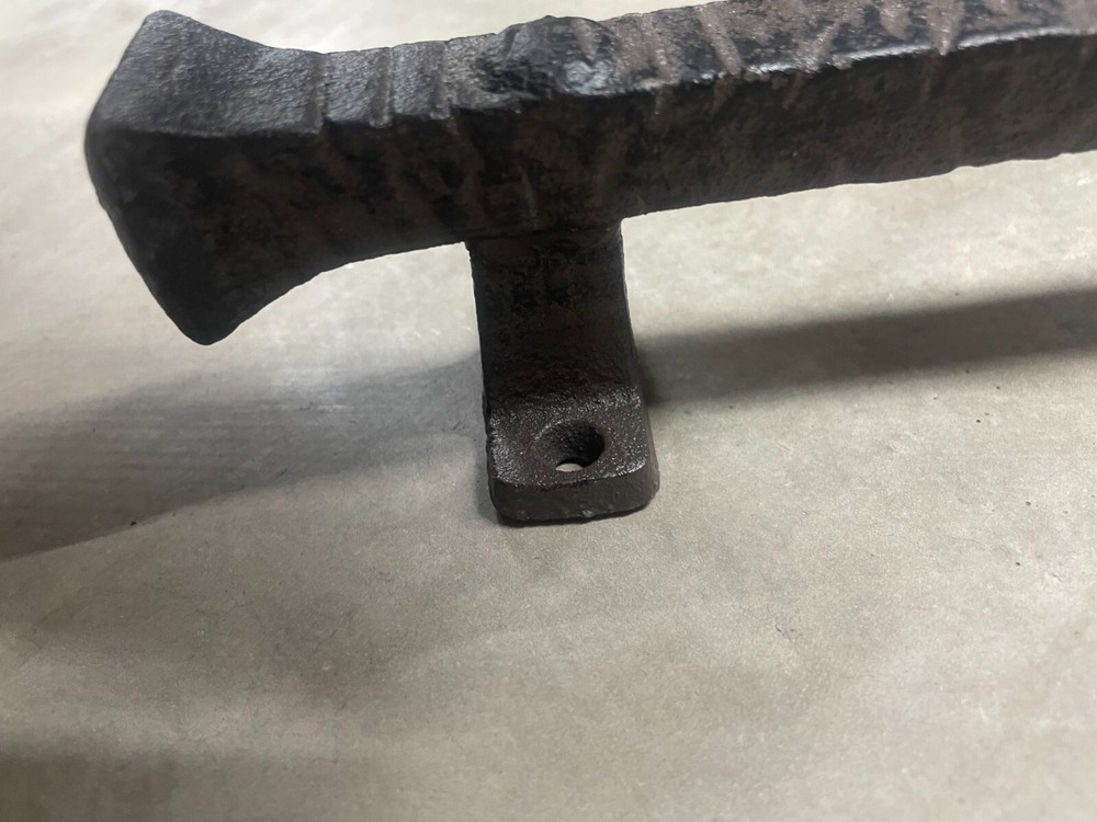 1 Barn Door Pull Handle Rustic HEAVY Cast Iron Grab Gate Handles Easy Install 9"