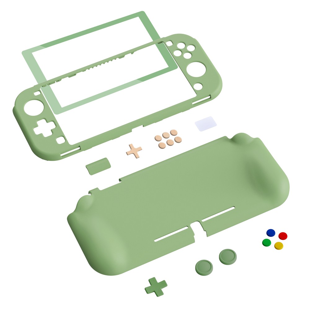 Hard Shell w/Screen Protector/Thumb Grip Button Caps for Nintendo Switch Lite