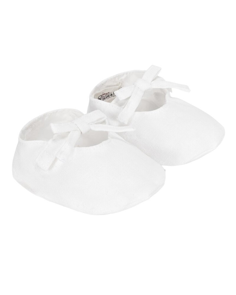 Hope & Henry Bow Front Slipper Bootie  3-6 Months