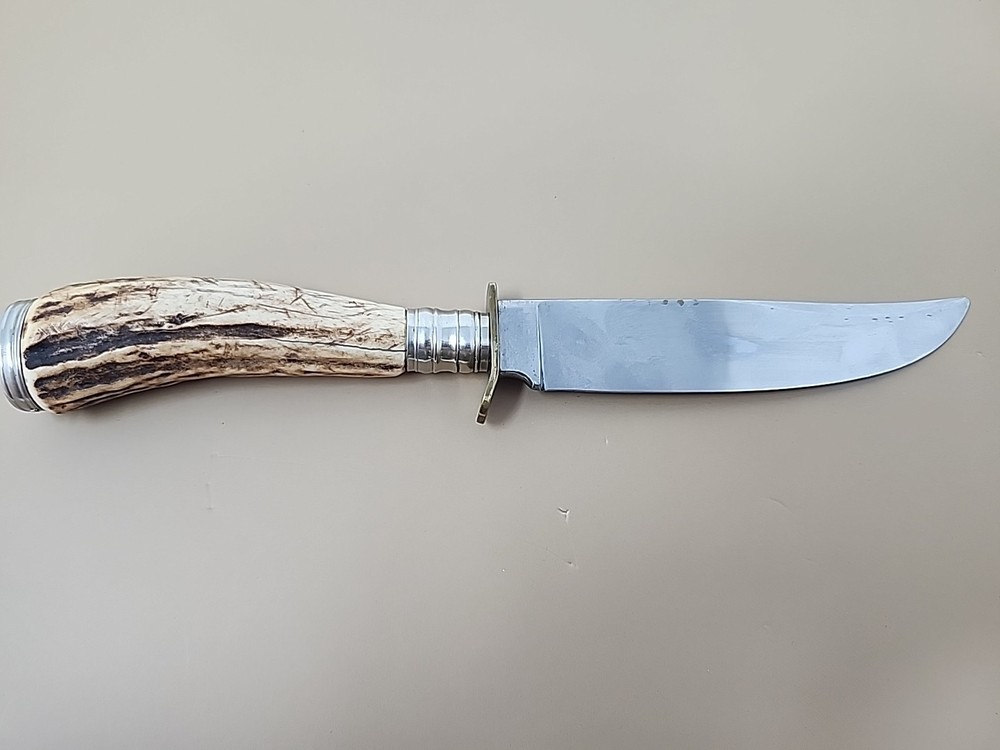 Othello Anton Wingen Jr Solingen German Bone Handle Fixed Knife 5" blade