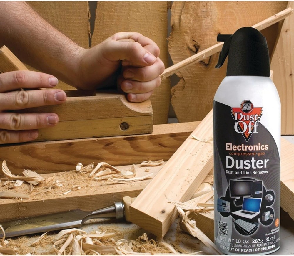 Falcon Dust-Off Electronics Compressed Gas Duster, 10oz - 4 Pack, Compressed Air