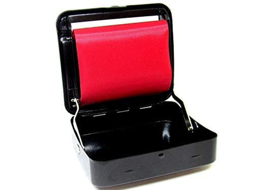 RAW 79Mm Adjustable Automatic Cigarette Rolling Box (RED)