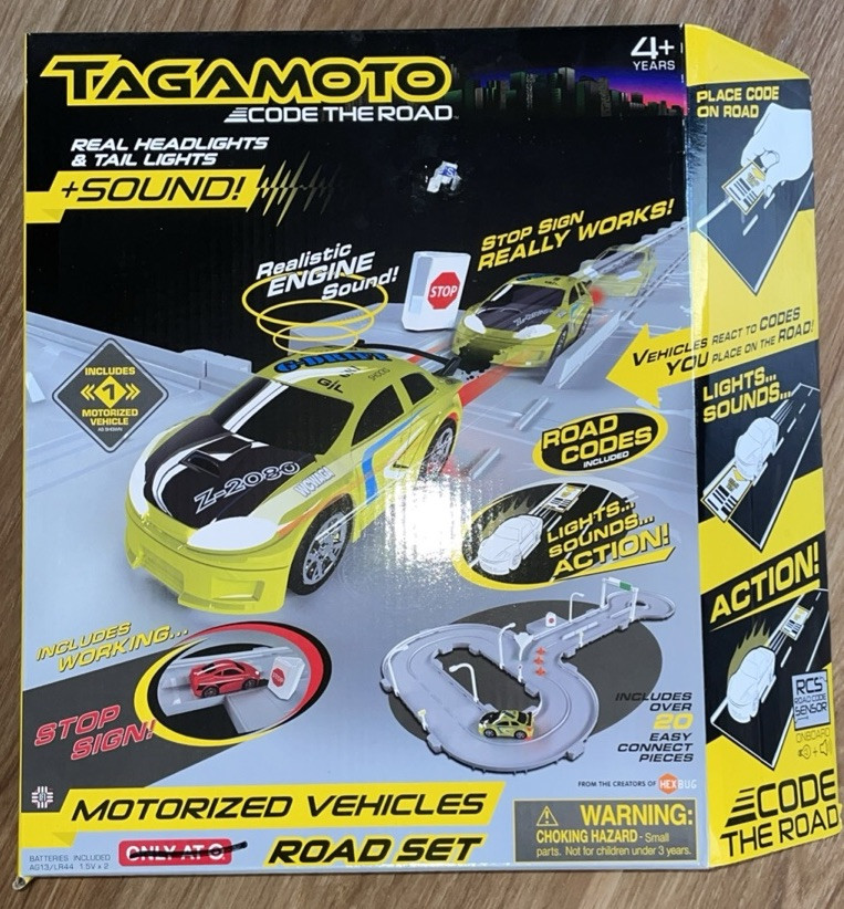 NEW! Tagamoto Code the Road- 20-Piece-Road Set.