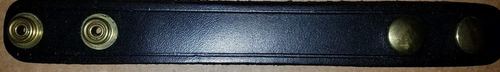 Unbranded Leather 2-Button Belt Keeper Holster Barely Used Pristine Great Shape