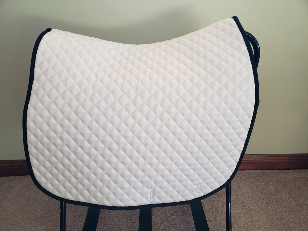 NEW! SmartPak Large White All-Purpose Saddlepad