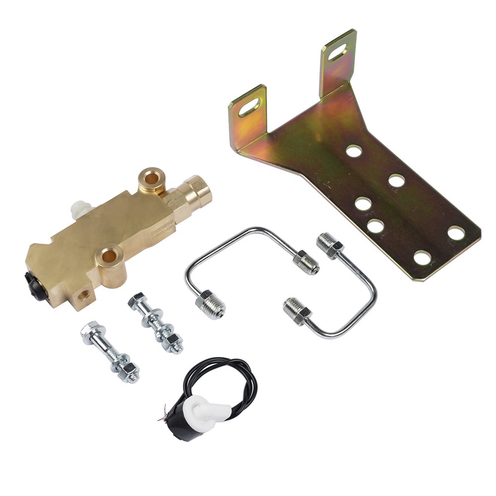 Proportioning Valve disc Drum + Bracket + Lines + Brake Switch Cable PV2K-2BM