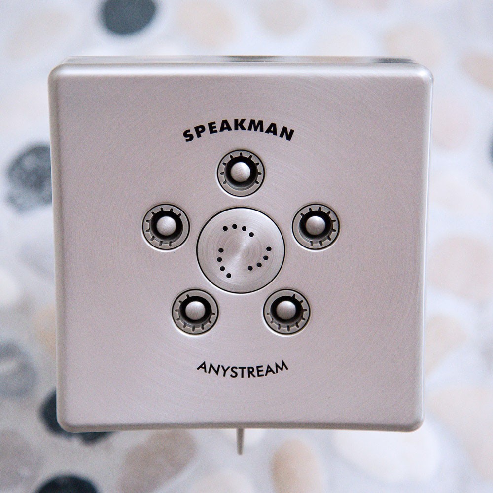 Speakman S-3021 Chrome Kubos 2.5 Gpm Multi Function Shower Head