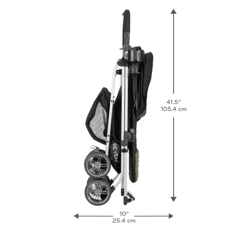 Lightweight Reversible Stroller Modular Design One-Hand Steering Large Storage