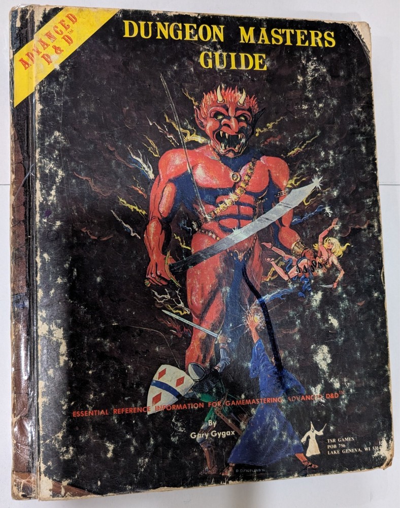 Advanced Dungeons & Dragons Dungeon Masters Guide Revised Edition TSR 1979