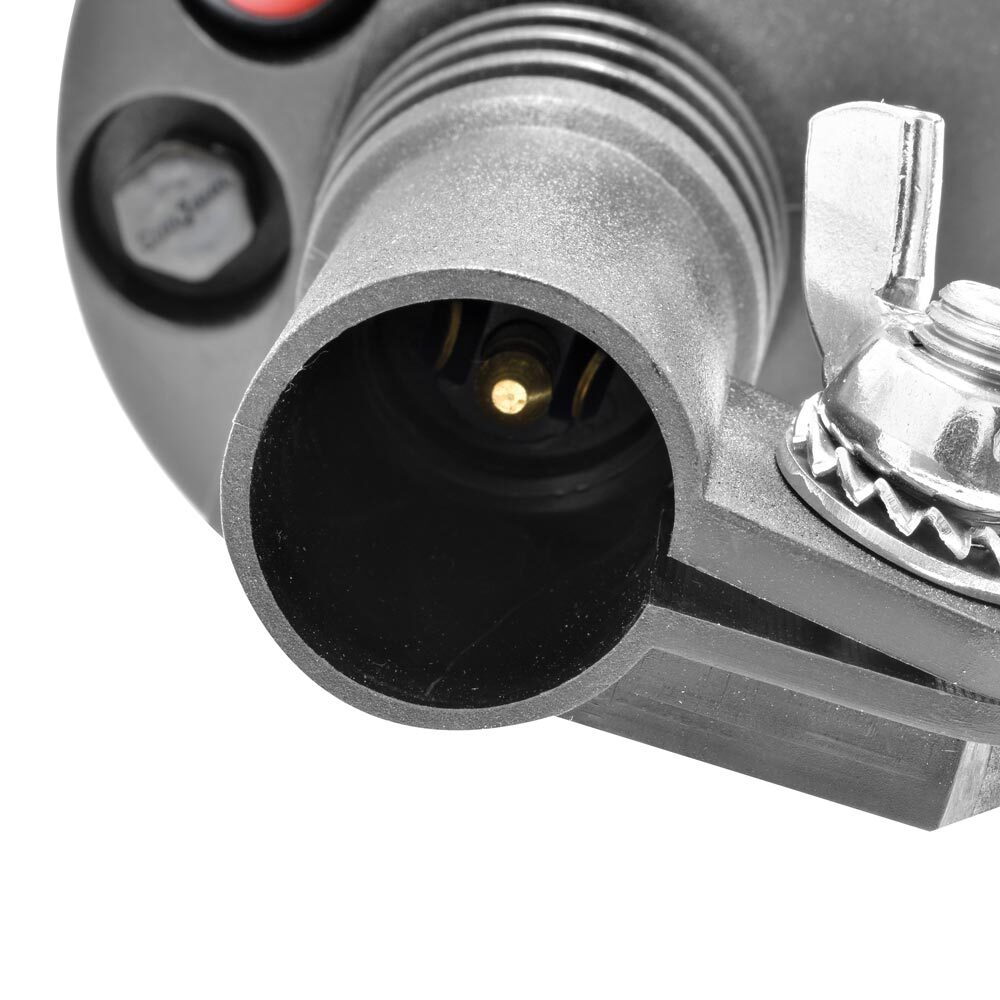 DIN Pole Mount Amber LED Flashing Light Beacon With Multiple Flash Patterns