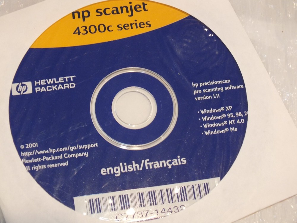 HP Deskjet 4300C Series Printer Software Disc Only