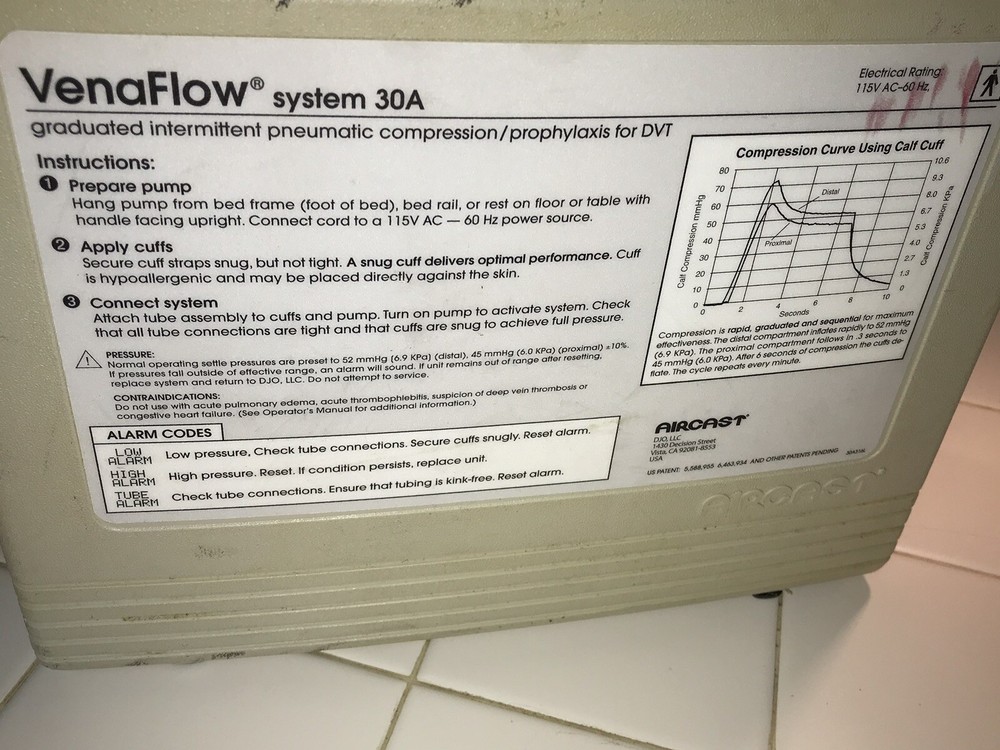 Aircast Veneflow 30A System with Hoses