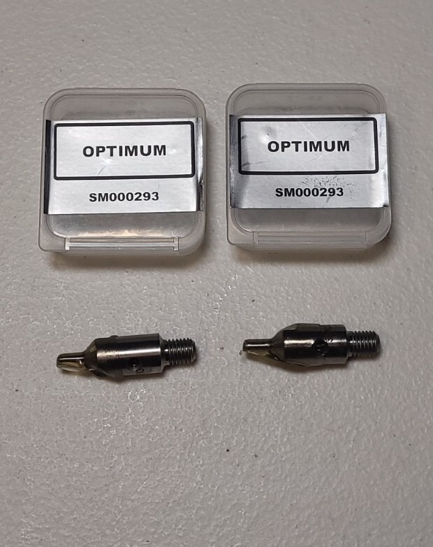 Optimum Threaded Mill Bit 2 pk