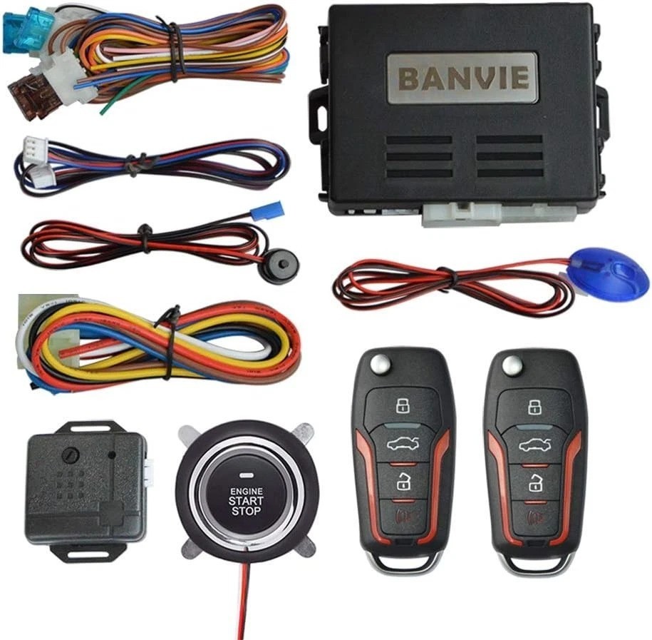 All-in-One Keyless Entry & Remote Engine Start System with Emergency Override