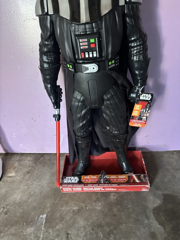STAR WARS DARTH VADER Battle Buddy-48” Original Box-Talks -Movement