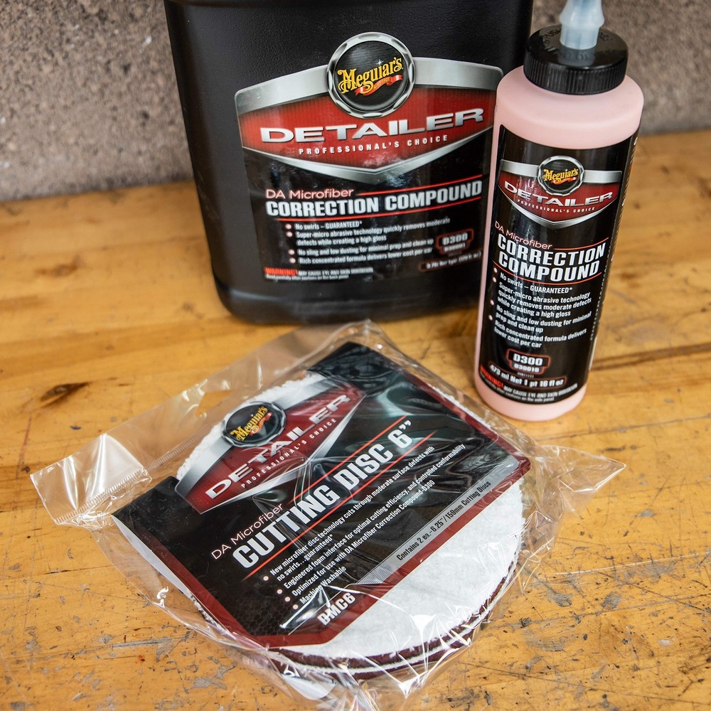 Meguiar's DMC6 DA 6" Microfiber Cutting Disc, 2 Pack 6" Cutting Disc - 2 Pack