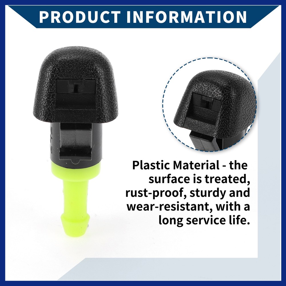 2Pcs Front Windshield Washer Nozzle for Subaru Outback