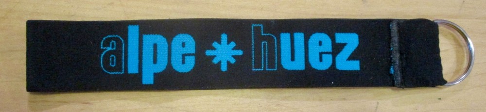 *OFFICIAL* ALPE D'HUEZ Polyester Ski Strap + Keychain