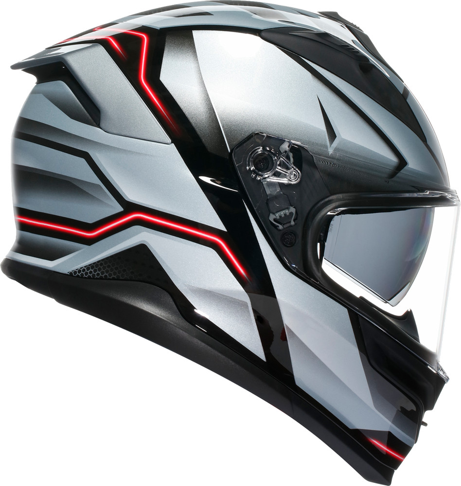 AGV K7 Helmet - Jaeger - Black/Silver - Medium 2118399004-005-M