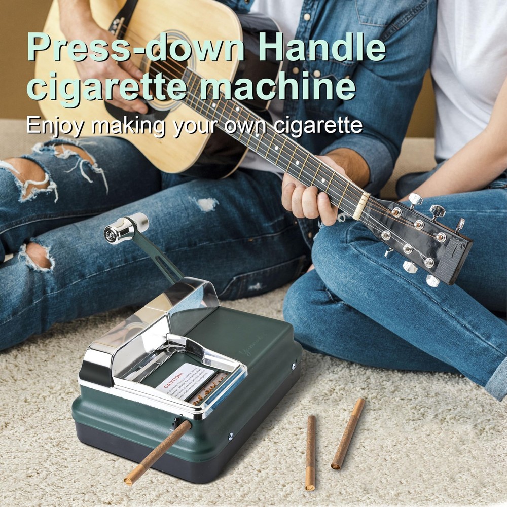 Cigarette Rolling Machine, Manual Cigarette Injector Machine for 8mm Diameter...
