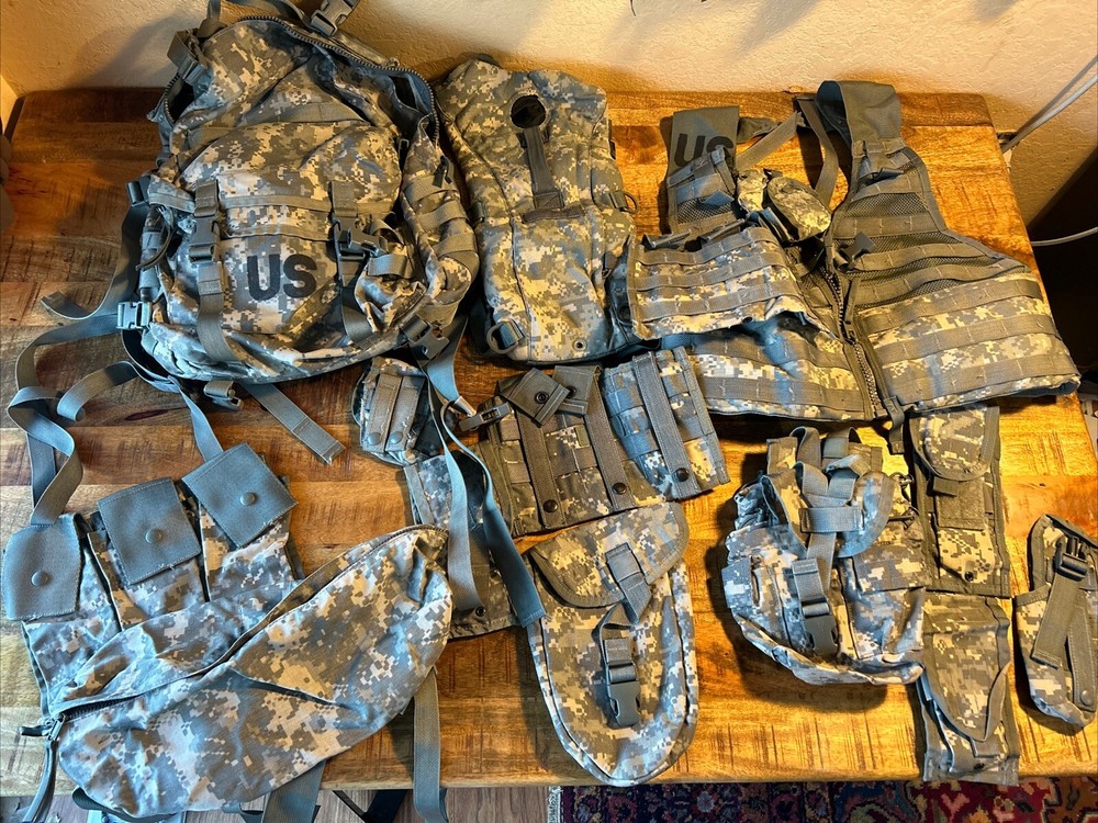 US Military MOLLE II Modular Lightweight Load Carrying ASSAULT PACK Loaded