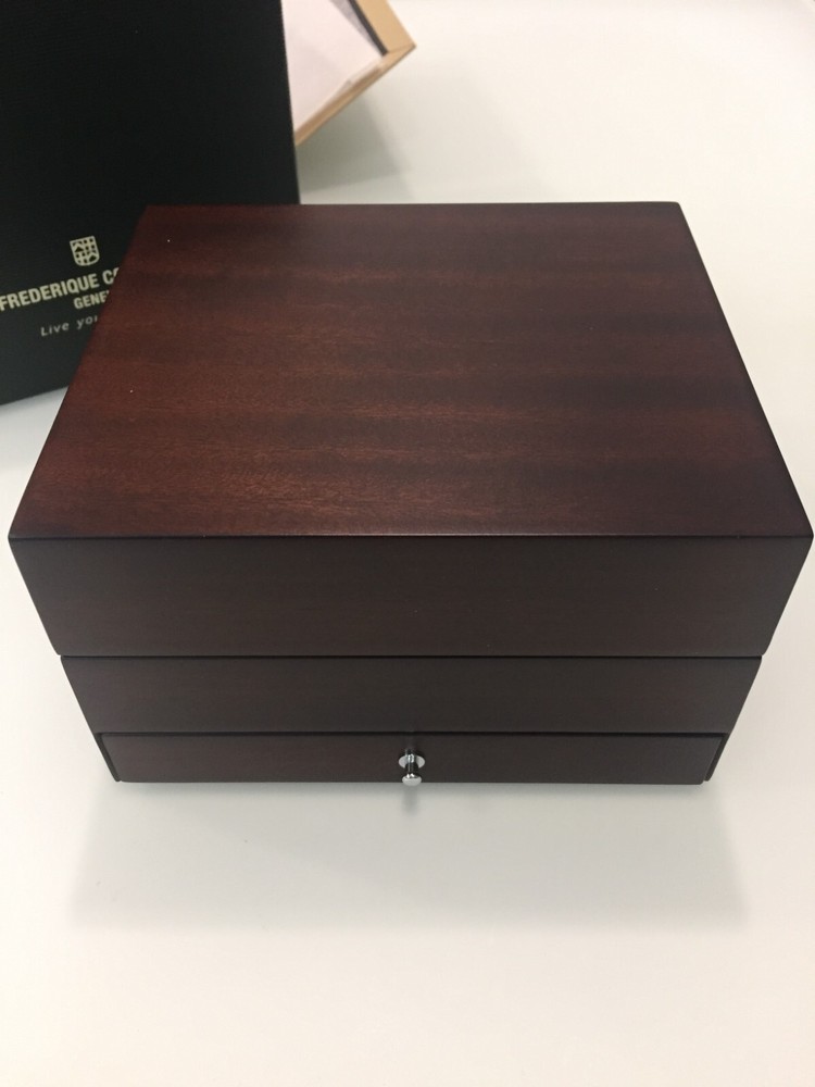 Frederique Constant Watch Box Wood Drawer
