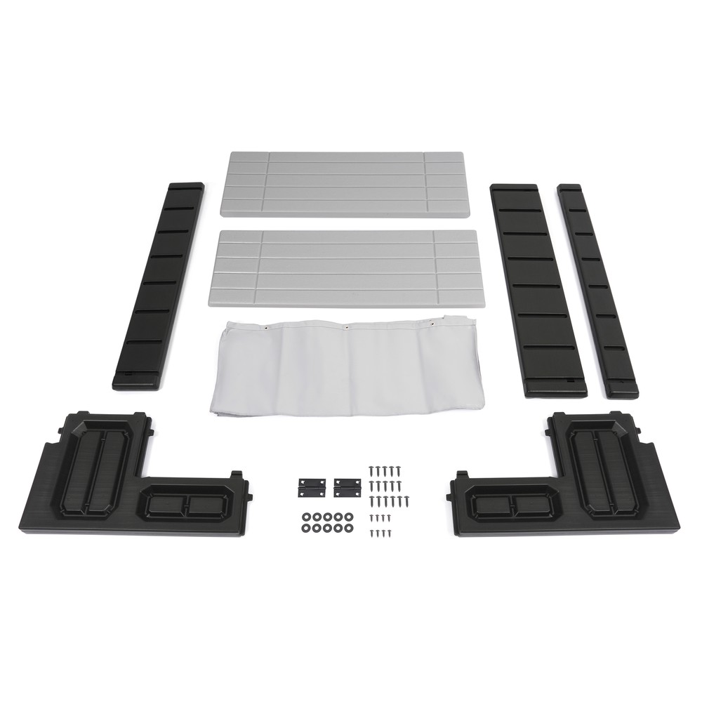 2-Step 36" Patio Spa Hot Tub Step Slip-Resistant Surface W/ Compartment Storage