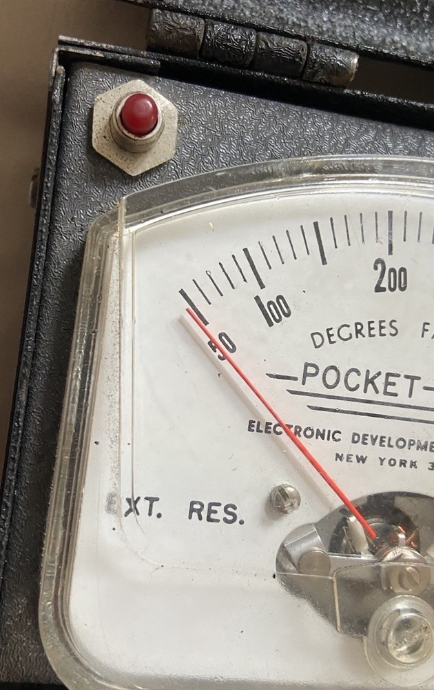 Vtg Pocket Probe Pyrometer? Model MP 2329 Electronic Development Laboratories