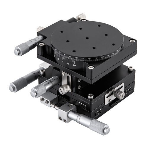 4 Axis-XYZR Manual Precision Driven Linear Standard Linear Positioning Stage
