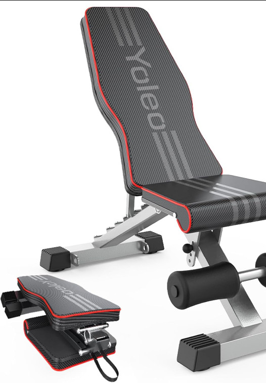 New Adjustable Weight Bench Incline Decline Foldable Black