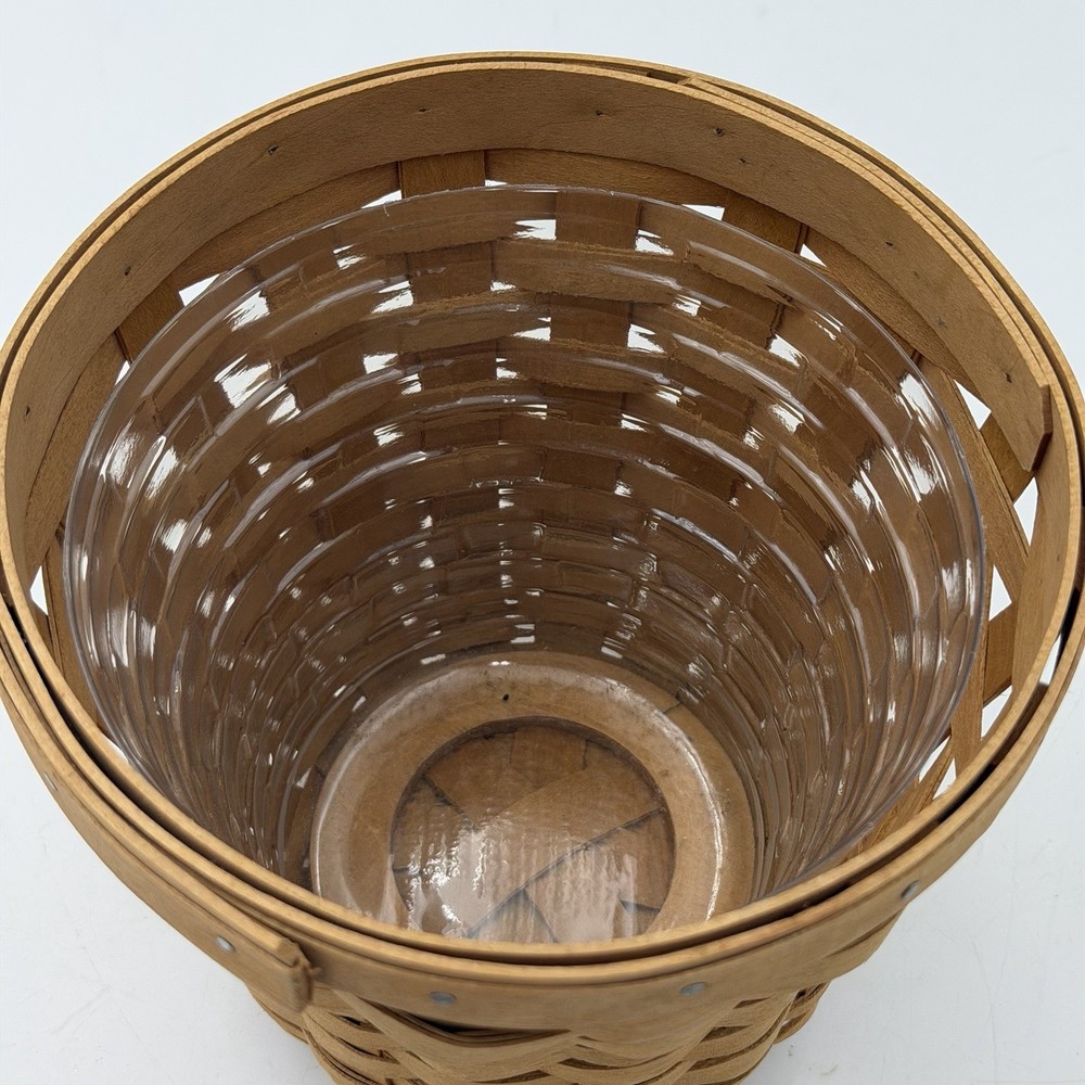 Longaberger Bouquet Basket w/ Protector Marked 2003
