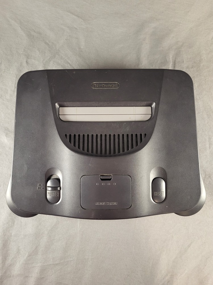 Nintendo 64 N64 Console - NUS-001 - Cords & Controller - Tested!