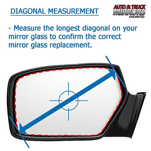 Mirror Glass Replacement + Silicone for 2017-2021 Buick Encore Passenger Side