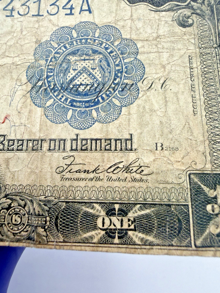 1899 $1 Silver Certificate “Black Eagle” Note Speelman / White Extremely RARE!!