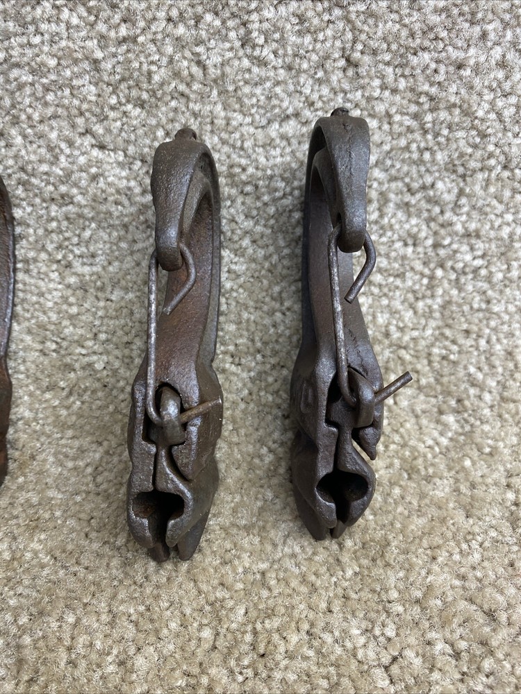 Vintage Cast Industrial/Farm Track Hooks
