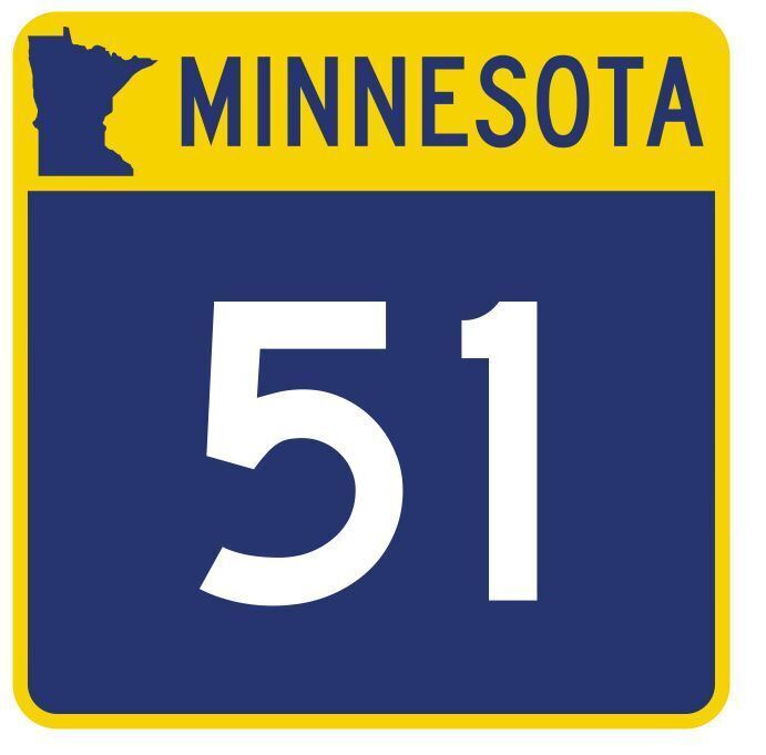 Minnesota State Highway 51 Sticker Decal