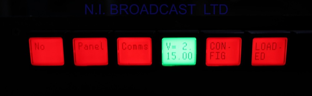 1x Evertz cp2032e ethernet IP router matrix panel