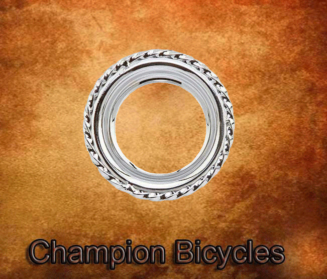 Original! LOWRIDER SQUARE TWISTED BOTTOM BRACKET CUP CHROME. 111102