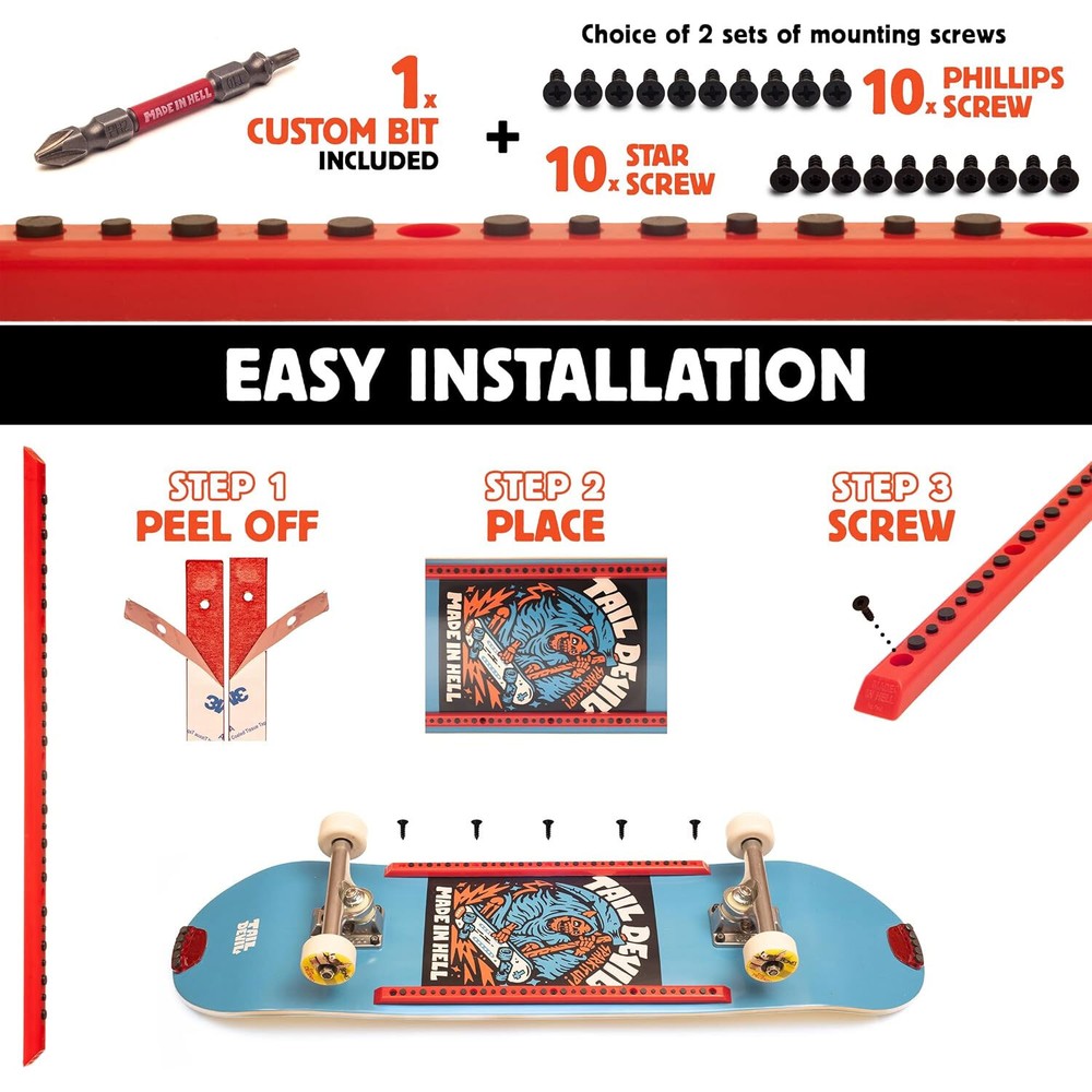 Tail Devils Rail Devils Skateboard Sparking Rails