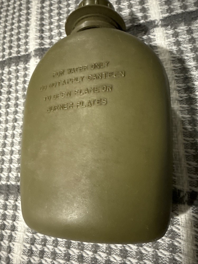 Green Plastic Canteen