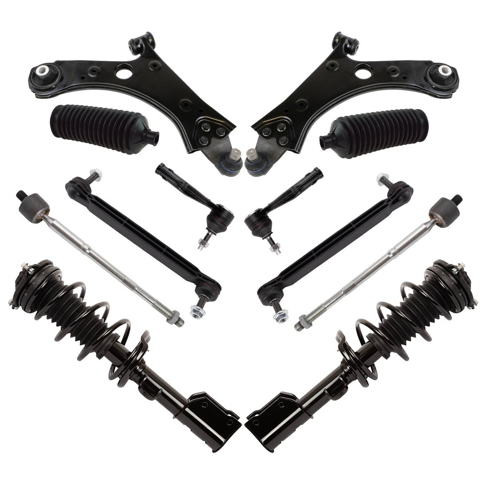 For Jeep Compass 2017 TRQ PSA05913 Front Control Arm & Suspension Kit