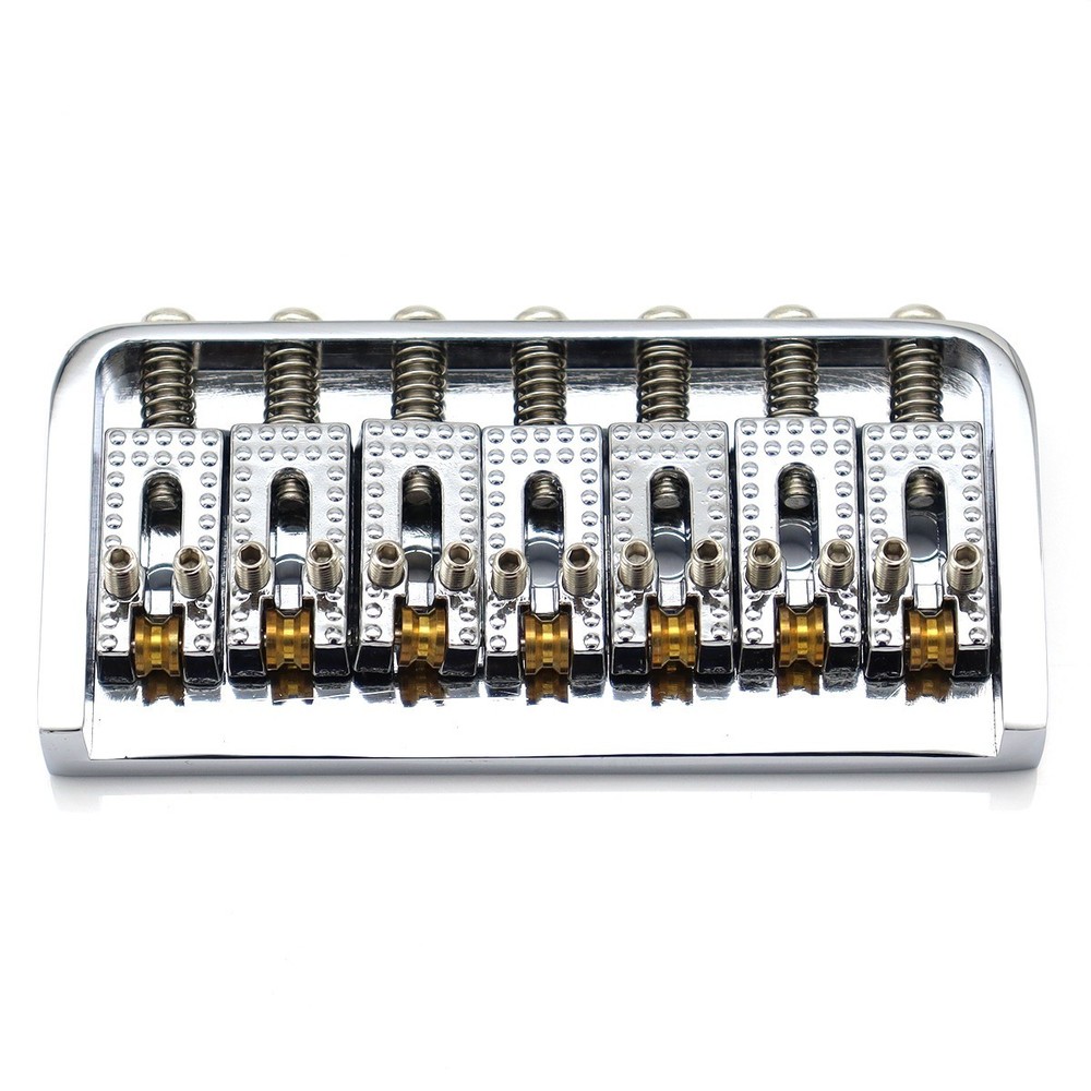7 String Roller Electric Guitar Bridge String Through Body Fixed Hardtail Bridge