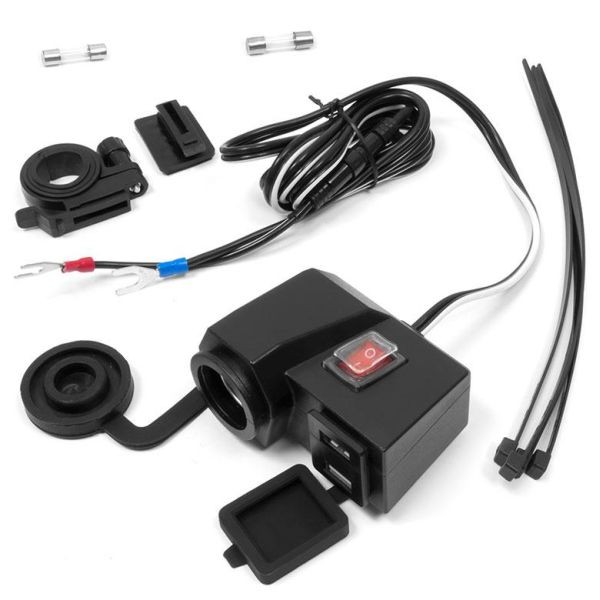 Electrical accessories Lighter socket DC 12 - 24V; DC 5V - 3.1A