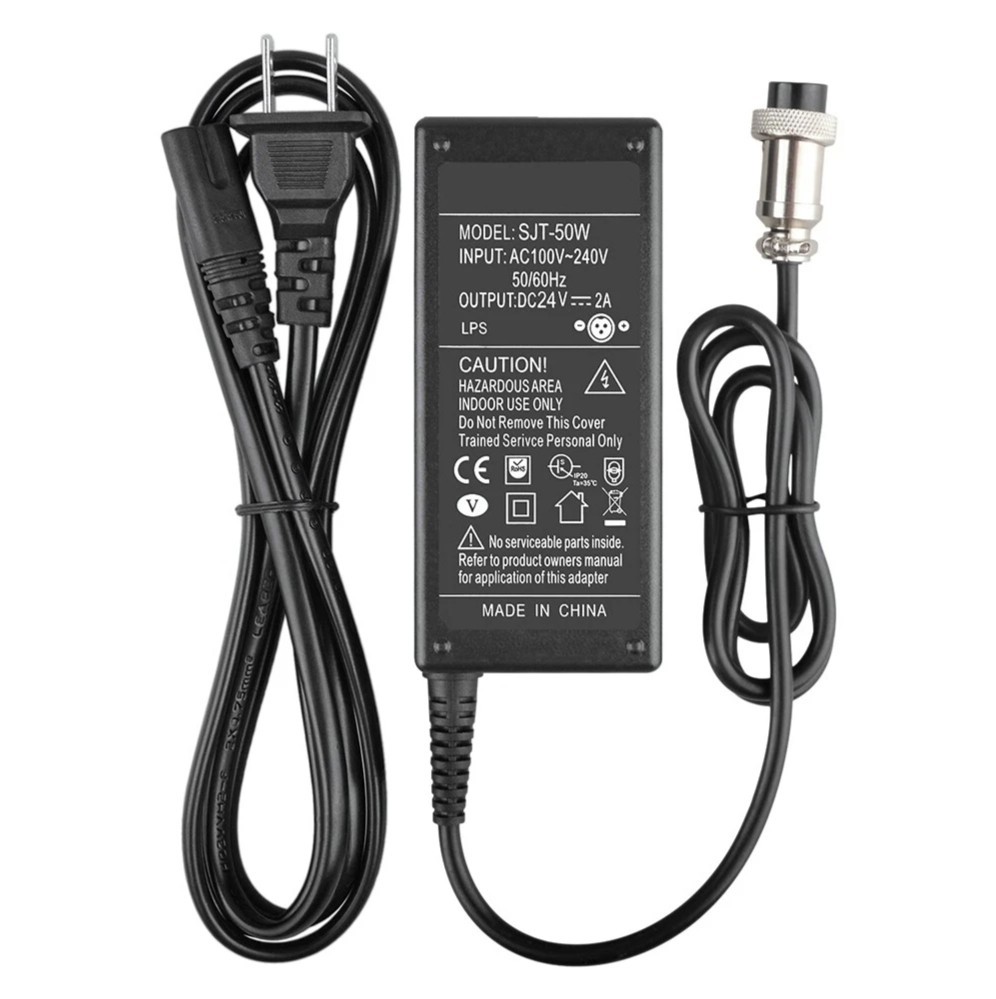 24V 2A Electric Scooter Battery Charger For RAZOR E100 E200 E300 E125 E150 E500